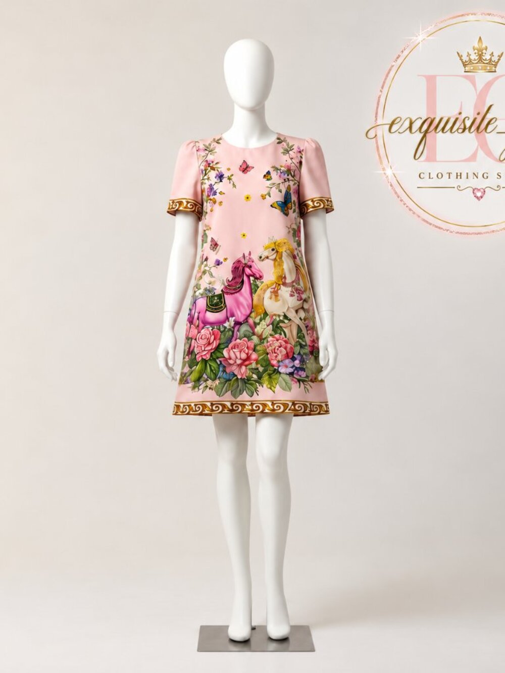 Wow Gorgeous Couture Luxurious Embroidered Glamorous Beaded Cocktail Party Dress